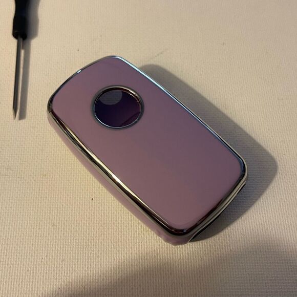 Volkswagen Key Fob Keychain & Key Fob Cover in lavender with bling NWT - Picture 7 of 10